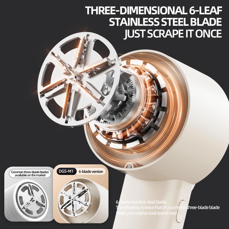 Hair Ball Trimmer Fabric Shaver Lint Remover Upgraded 6 Blade Design Fuzz Shaver Rechargeable for Travel Home Type C Charging