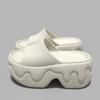 The Latest Women's EVA Thick Soled Slippers for 2026, with An Elegant Style, Are Suitable for Indoor and Outdoor Beach Shoes