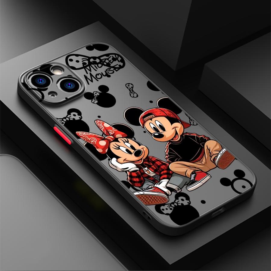 Fashion Mickey Mouse Back Phone Cover Case for iPhone 17 Pro Max 14 13 Mini 7 8 SE Air 17e 15 16 Plus 11 12 XS XR