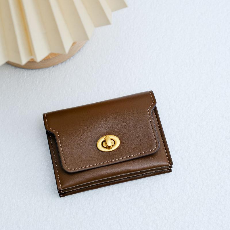Short Hasp Wallets Pu Leather Multi-Card Pocket Purses For Women Portable Money Bag Small Coin Card Holders