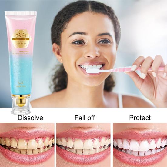 1/2/3Pcs 100G Nicotinamide Whitening Toothpaste Freshening Breath Stain Removal Oral Health Enamel Protection Teeth Cleaning Brightening Toothpaste