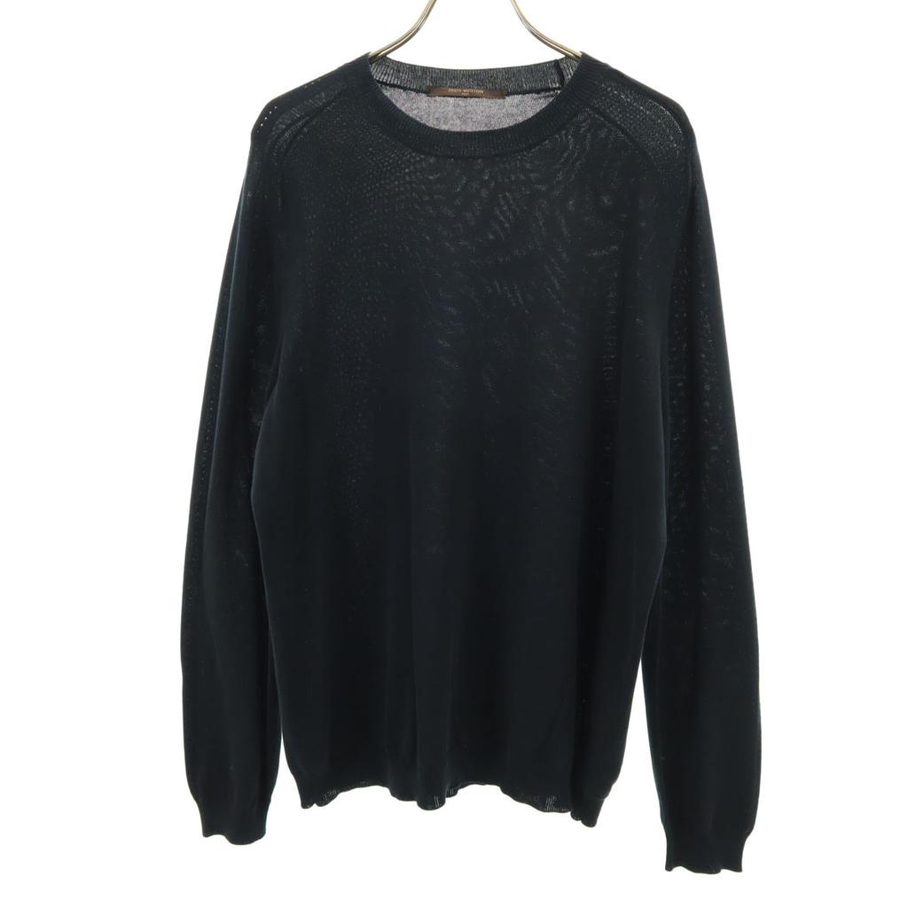 Louis Vuitton Made In Italy Long Sleeve Knit S Black Men's Used