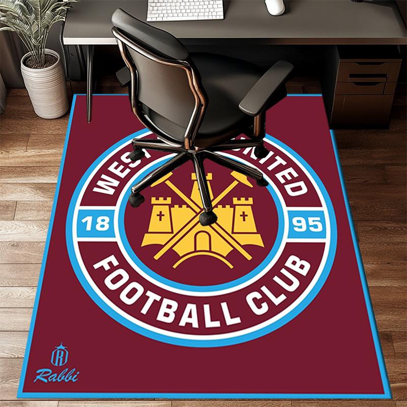 hammer Football Printed Office Carpet Chair Cushion  Entryway Rug, Rugs for Living Room, Bedroom Christmas gifts