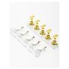 Acrylic Nail Art Practice Stands Magnetic Nail Tips Holders Training Fingernail Display Rack Manicure Tool for Nail Salon Home Use