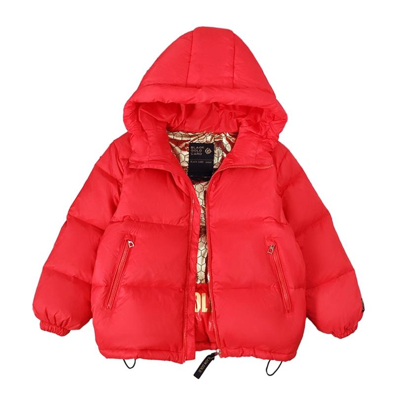 Cappotto con Cappuccio Invernale Caldo con Zip per Bambini 4-14 Anni