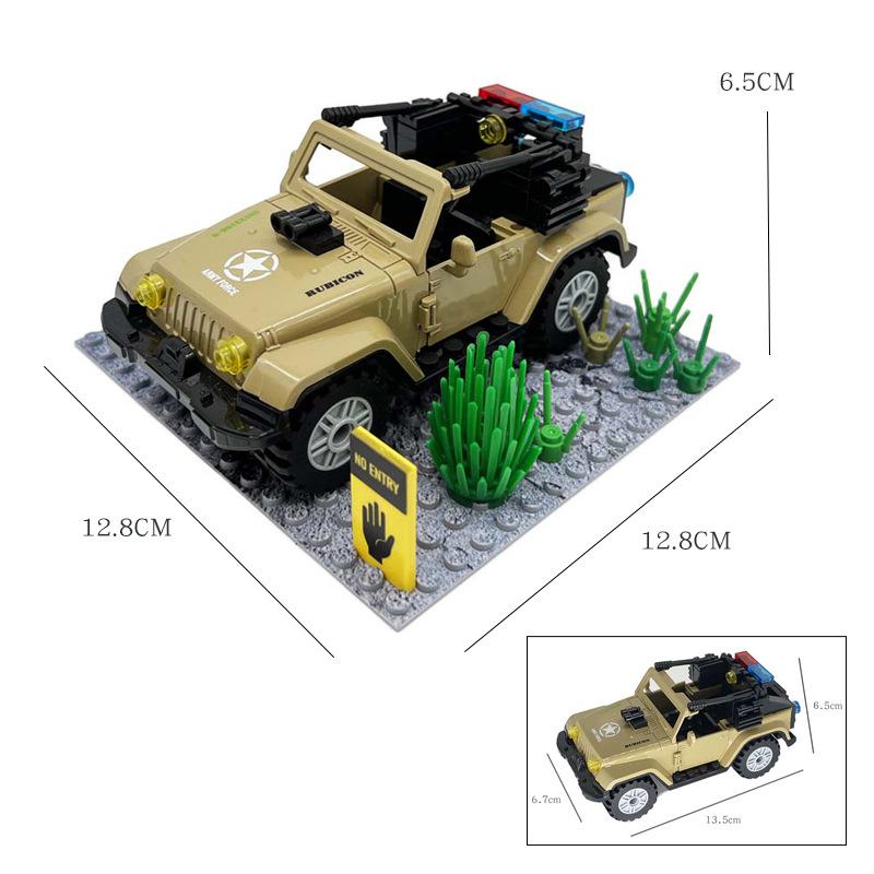 MOC Military Training Camp Outpost Shooting Range DIY Building Block Toys