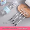8-Piece Bamboo Charcoal Toothbrush Set with Dual-Action Soft Bristle Tooth & Tongue Scraper – Eliminates Bad Breath