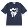 2025 New in Heart Print Japanese Simple short sleeve T-shirts Men Women Fashion Y2k Cotton T shirt Unisex Trend Oversized Tops