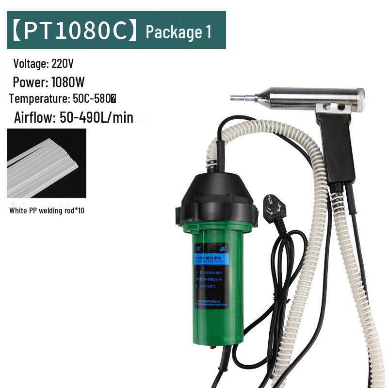 1080W nastavitelná teplota plastová svářečka pro opravy nárazníků a podlah