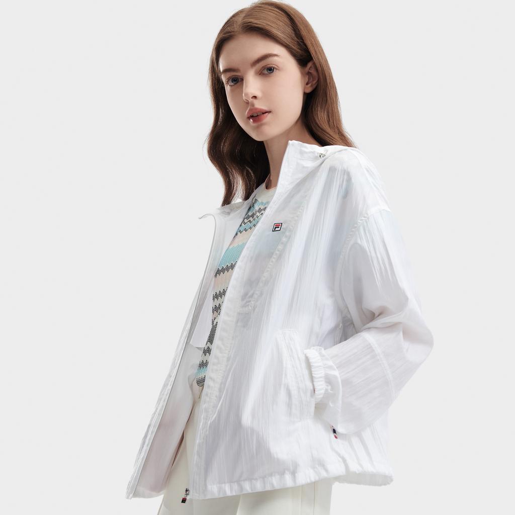 New FILA Jackets Women's White F11W421703F-WT