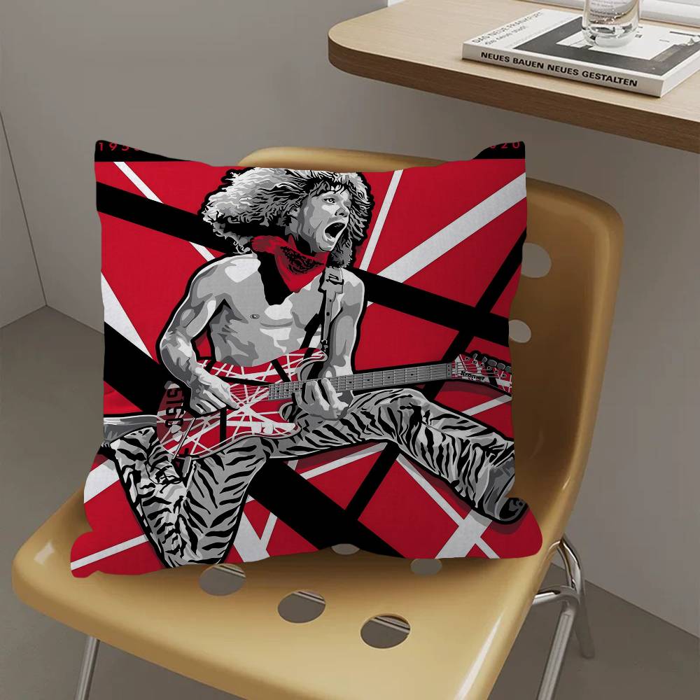 Federe E-Eddie V-Van H-Halen Biancheria da Letto per la Casa Copricuscino Decorativo Matrimonio Federa Super Morbida