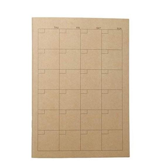 Muji A5 Schedule Notebook - Monthly Use 32 Sheets