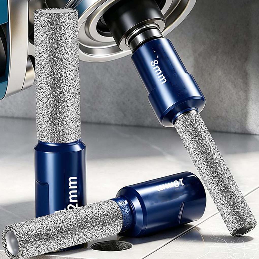 Thread Angle Grinder Drill Bit For Marble Granite Glass Dry Drilling With Cooling Wax Hole Opener Power Tool Accessories