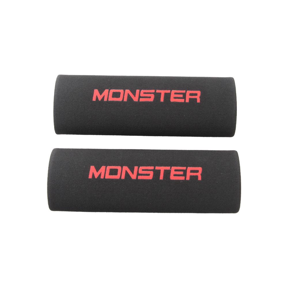 Custom Handlebar Grips for Ducati Monster: Anti-Slip, Sweat-Absorbing, Waterproof, Durable Sponge Design.