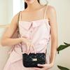 New JANE KLAIN PU Shoulder Bag, Crossbody Bag Regular Women's Black/Ecru JK-BA1870