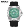 Mokaga Men's High-End Waterproof Quartz Watch with Simple Calendar & Luminous Stripe Markers