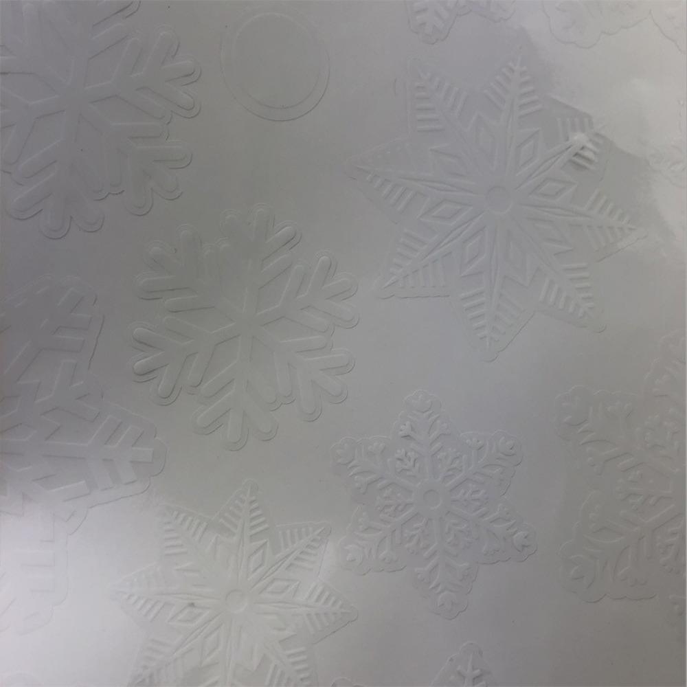 30pcs Electrostatic Wall Sticker White Snowflake Window Decal Christmas Snowflakes Sticker  New Year