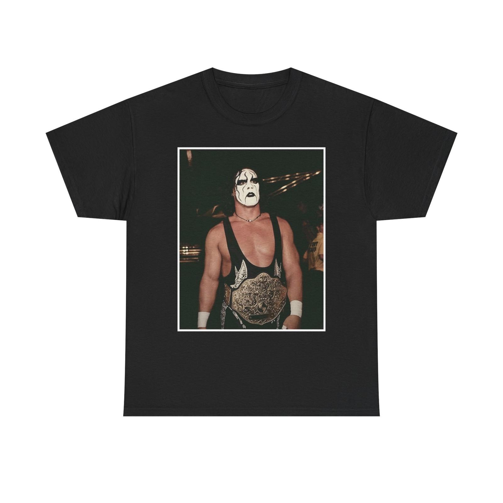 Vintage WCW Sting Champion Unisex Heavy Cotton Tee XXXL