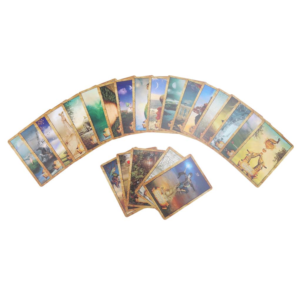 Paper Playing Cards Tarot Cards Divination Tarot Deck Interaction Board Game English Version