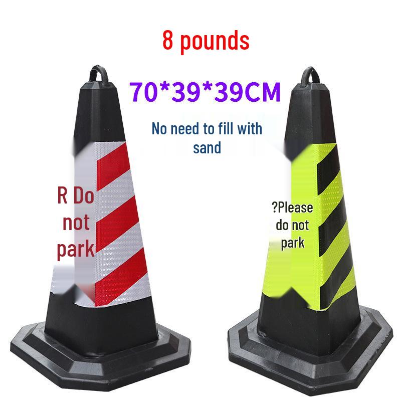PVC Traffic Cone: 'No Parking' Barrier for Special Parking Spaces and Anti-Collision Vehicle Blocking