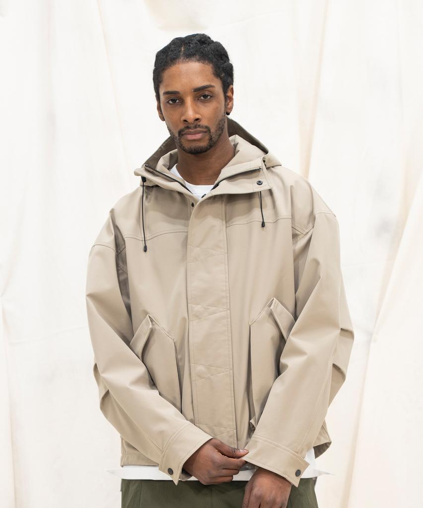 Kalapatthar 3 Layer Hard Shell Short-Jacket - Beige