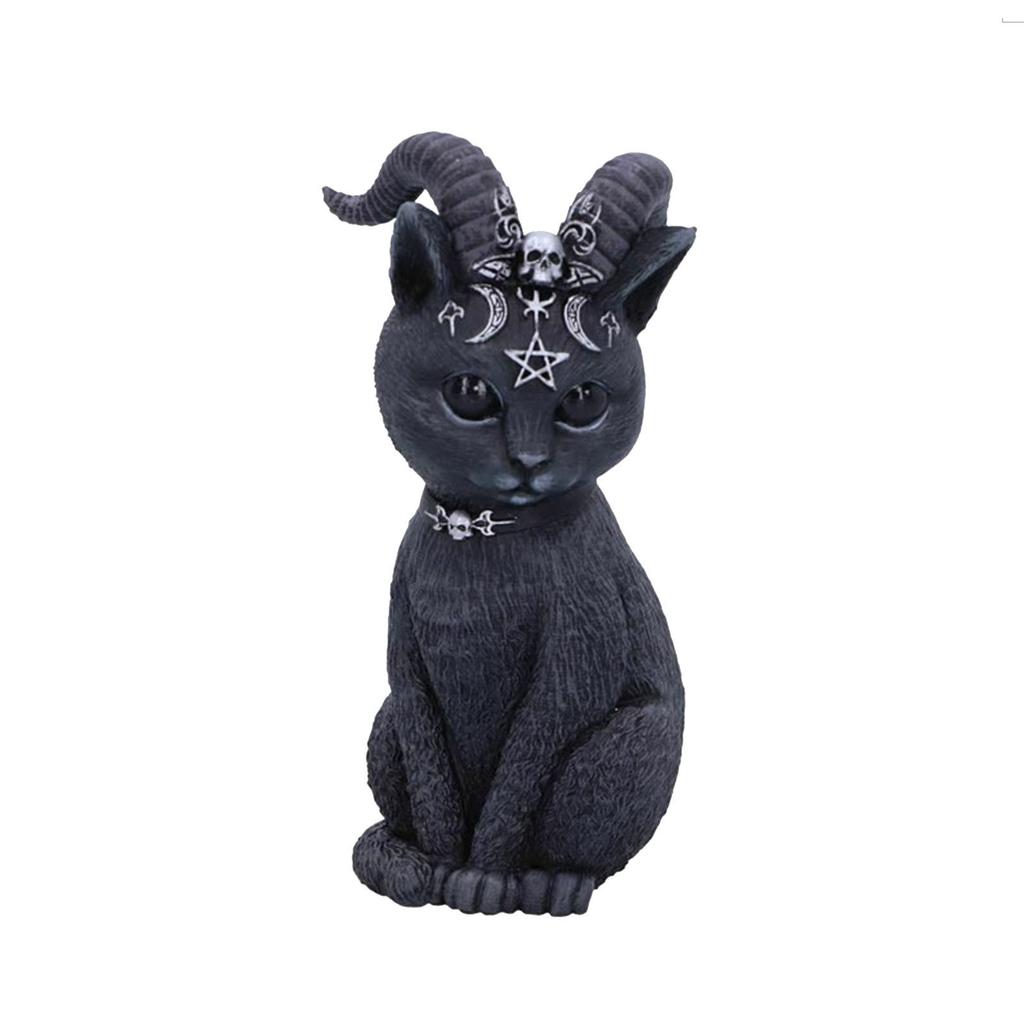 Cat Resin Crafts Independent Station Sculpture Window Desktop Decoration