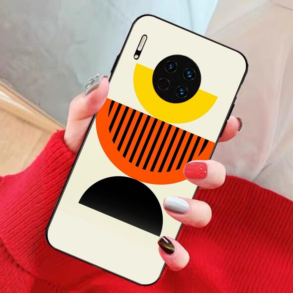 Geometrische Bauhaus-Kunst Handyhülle Für Huawei Mate 10 20 30 40 50 lite pro Nova 3 3i 5 6 SE 7 pro 7SE