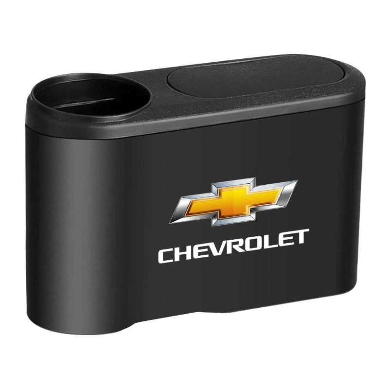 Trash Can Auto Emblem Garbage Box Bin Storage Car Accessories For Chevrolet Cruze Malibu Sail Equinox AVEO Lova RV