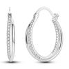 2025 New 925 Sterling copper Hoop Earrings Flowers Zircon Drop Earrings Stud For Woman Fine Birthday Wedding Party Zircon Gifts