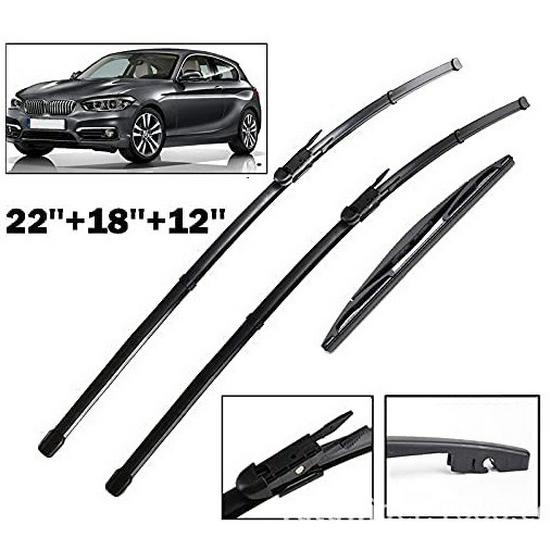 

BMW 1 Series F20/F21 Wiper Blades Set 2012-2018 (Bone-Free, Front & Rear) Rear wiper single