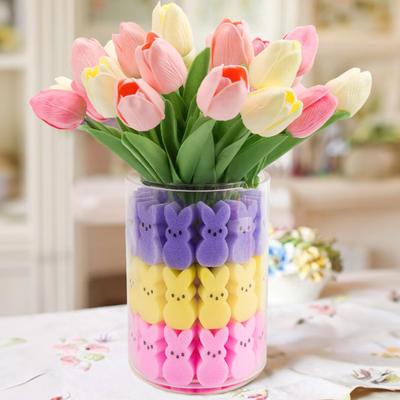 40 Pcs Easter Sponge Rabbit Vase Filler DIY Decoration Bunnies Mini Rabbit Vase Stuffers for Home Table Centerpiece Spring Party Decor
