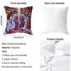 A-Alex GreyS Trippy Psychedelic Cushion Cover Comfortable Reversible Pillow Cover Ideal for Car Sofa Bedroom & Beyond
