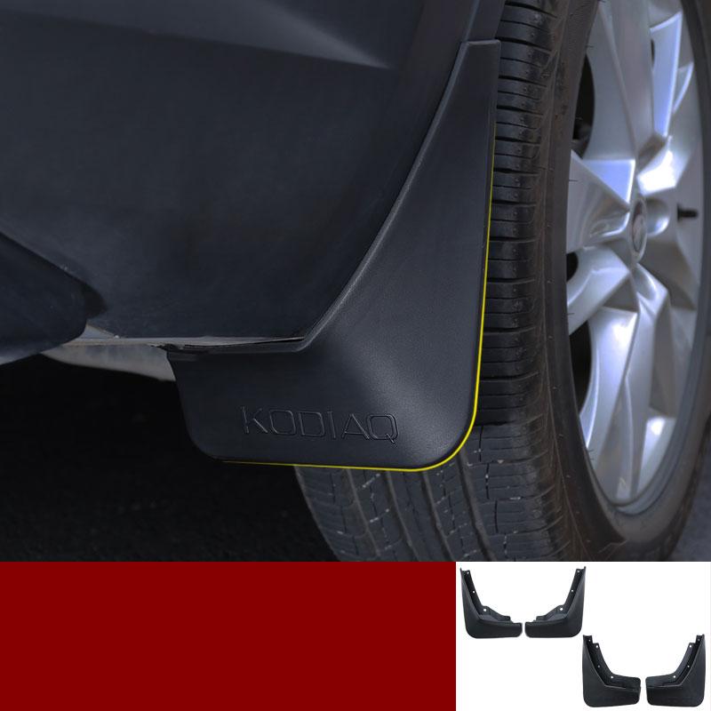 For Skoda Kodiaq 2018-  Accessories Car Fender Splash Mudguard Mud Flaps Splash Guards Flaps Front Rear Mud Flap