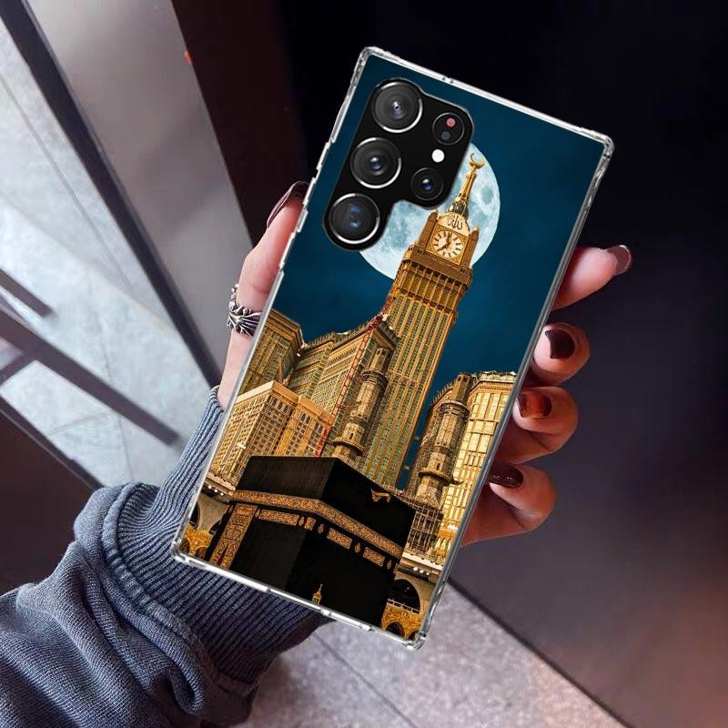 Islam Muslim Mosque Phone Case For Samsung Galaxy S23 S24 S25 Edge S26 Ultra S22 + S21 Plus S20 FE Cover Silicone Print Shell Ga