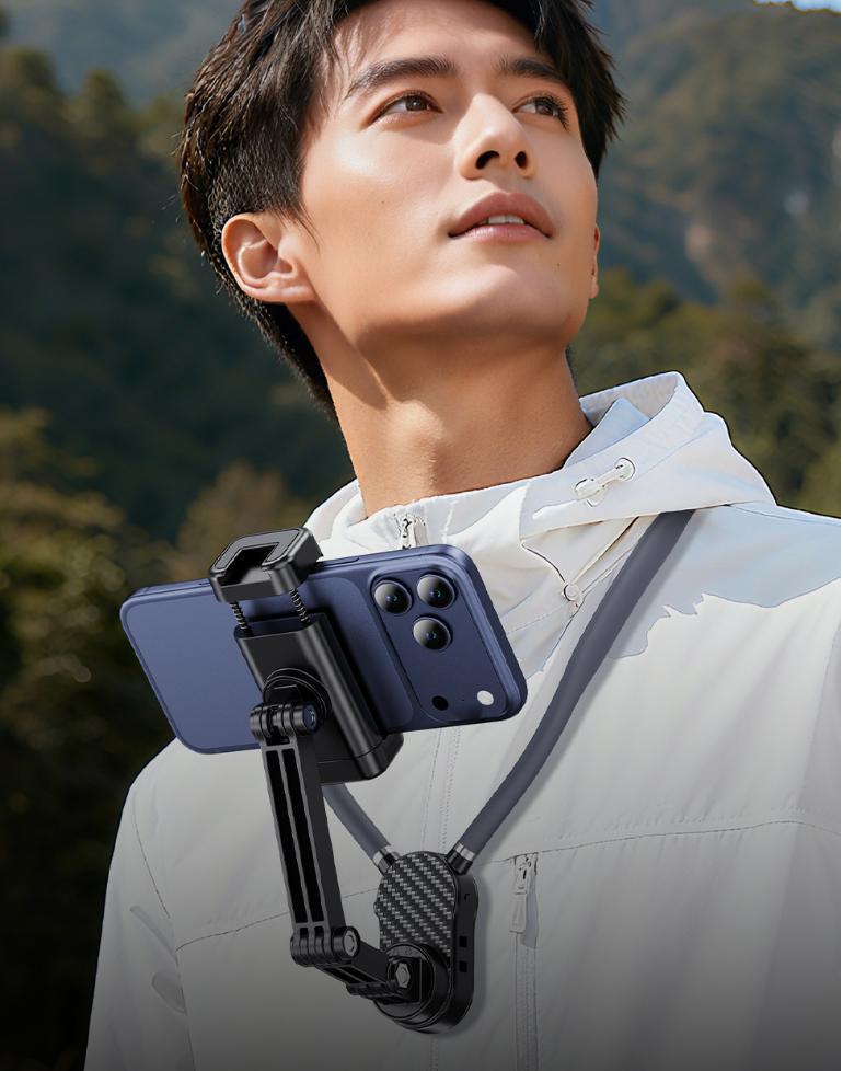 Hot Magnetic Mobile Phone Neck Bracket Second-generation Magnetic Mobile Phone Neck MAX Version First Angle Bracket