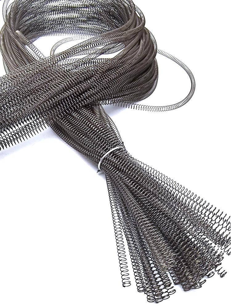 Spring Wire: 1m Long, Soft Pressure, Manganese Steel, 0.3-4.5mm Diameter, Yellow Compression Return.
