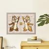 Yanoman in 269 Piece Jigsaw Puzzle Silhouette Disney Comes with piece request postcard included [Made Japan] -Chip & Dale- (32.9x44.2cm) 31-07 glue,