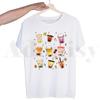 Bubble Tea Niedlich Cartoon Mode Kawaii Grafik T-Shirts Herrenmode Sommer T-Shirts T-Shirt Oberteil Tees Streetwear Harajuku Lustig