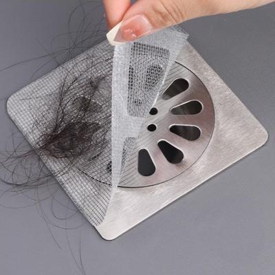 30Pcs Sink Strainers Disposable Hair Catchers Anti-blocking Filter Mesh Stickers Kitchen