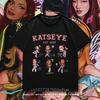 Katseye Kpop Unisex T Shirt Short Sleeve Boys Girls Megan Daniella Manon Lara Sofia Yunchae Fan Printed Casual Basic Tee