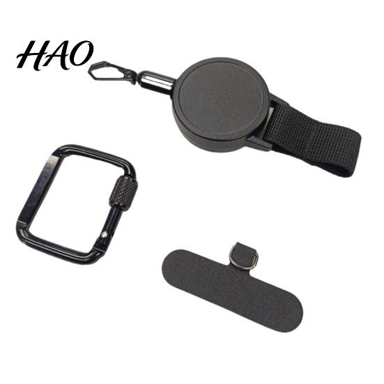 Phone Safety Accessory Retractable Tether Anti-Theft Lanyard with Belt Clip Theft Outdoor Adventure Holder Drop Protection Keychain for Travel Hiking