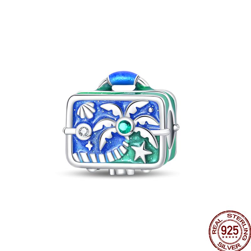 Copper Time Travel Space Travel Camera Bead Pendant Fit 3Mm Original Bracelet Diy Jewelry Gift