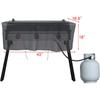 Patio Grill Cover for Camp Chef 3 Burner Stoves, Heavy-Duty Waterproof Grill Cover for PRO90, TB90LW, TB90LWG, TB90LWG15, DB90D, SPG90B, Hooks for