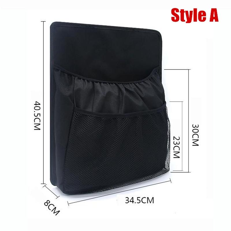 3 Styles Car Rear Seat Back Storage Bag Large Capacity Mesh Pocket Multi Hanging Bag Car Storage Organizer Car Accessories Supplies