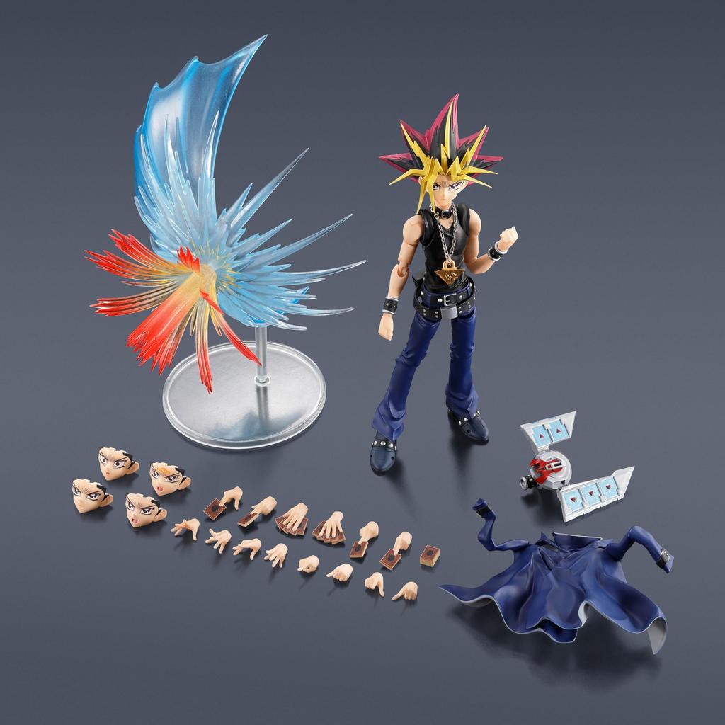 TAMASHII NATIONS S.H.Figuarts Yu-Gi-Oh! Duel Monsters Yami Yugi, approximately 160mm, PVC & ABS painted action figure