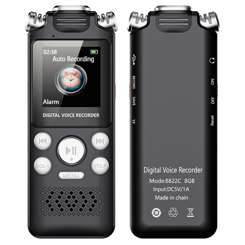 Digital Sound Recorder High Sensitivity Microphone PCM Sound Quality Voice Recorder Pen 360 degrees  Dual Microphones