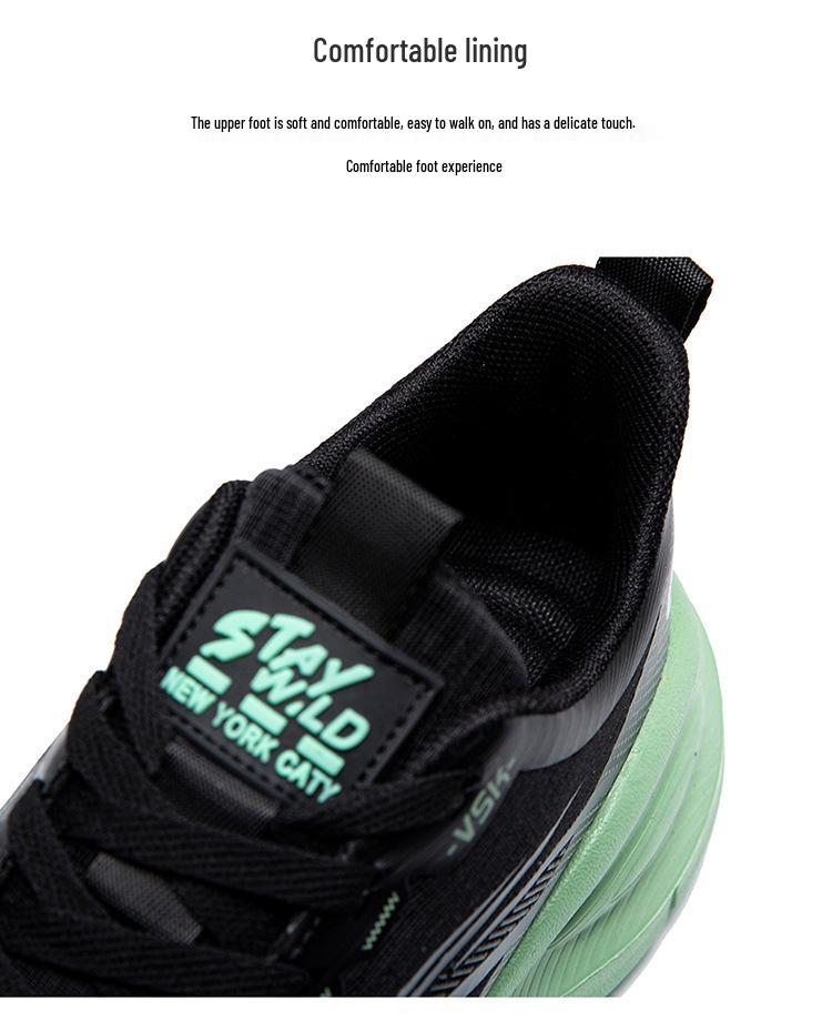 Męskie Wodoodporne Oddychające Sneakersy z Siateczki w Dużych Rozmiarach - Lekkie i Amortyzujące Wstrząsy Buty do Biegania Casual z Miękką Podeszwą.