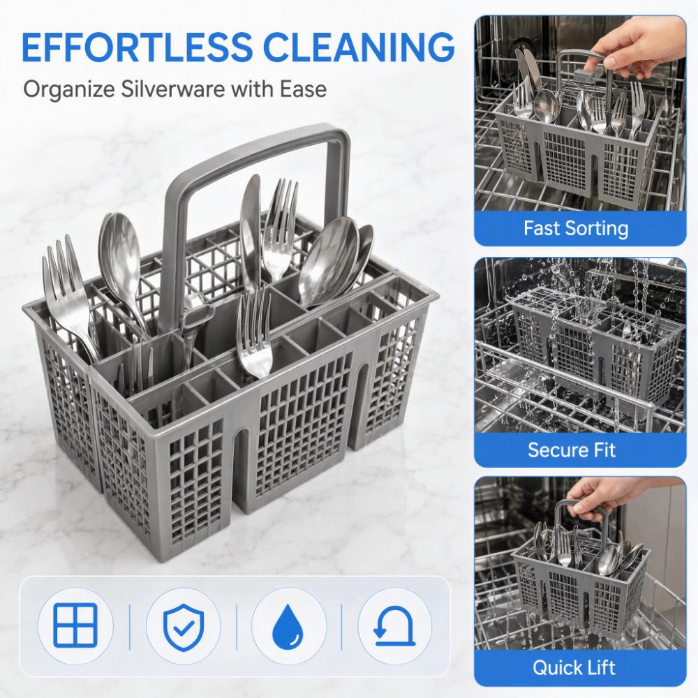 Heat-Resistant Dishwasher Basket Dishwasher Utensil Holder Replacement for Dishwashers