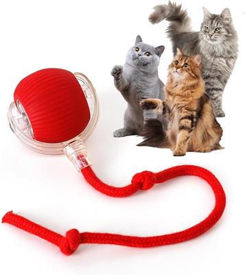Selbstspielender Smart Pet Ball – Selbstspielendes Hundespielzeug, Robustes Kauspielzeug für aggressive Kauer, Bewegungsaktiviertes Hüpfspielzeug für Katzen und kleine Hunde