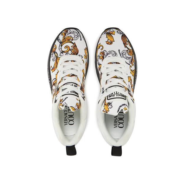 Мужские кроссовки Versace Jeans Couture 78ya3sa1 белые